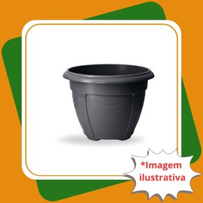 vaso romano 03 preto